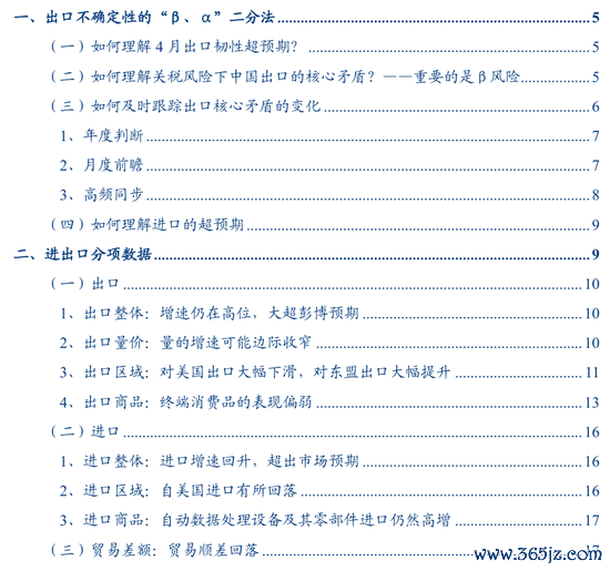 炒股开户在线股票配资平台 张瑜：出口不确定性的“β、α”二分法——4月进出口数据点评